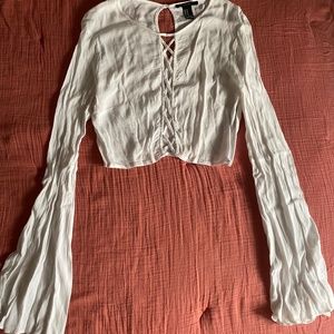 Beautiful extended long sleeve Boho top